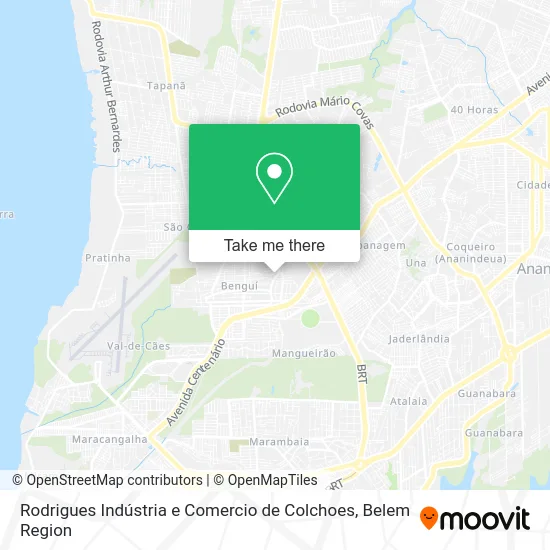 Rodrigues Indústria e Comercio de Colchoes map