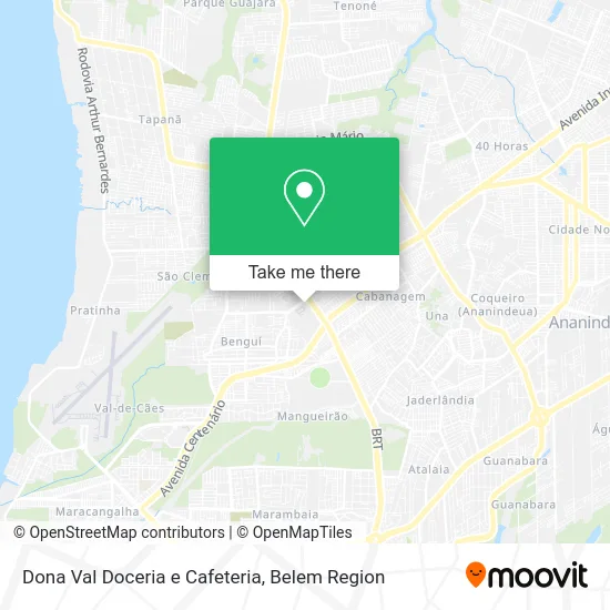 Dona Val Doceria e Cafeteria map