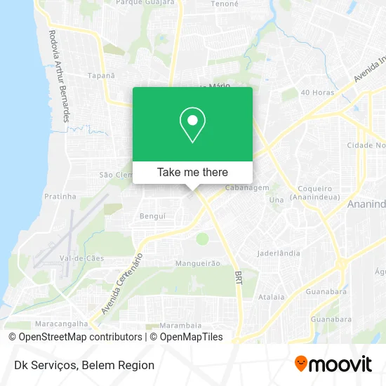 Dk Serviços map