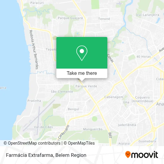 Farmácia Extrafarma map