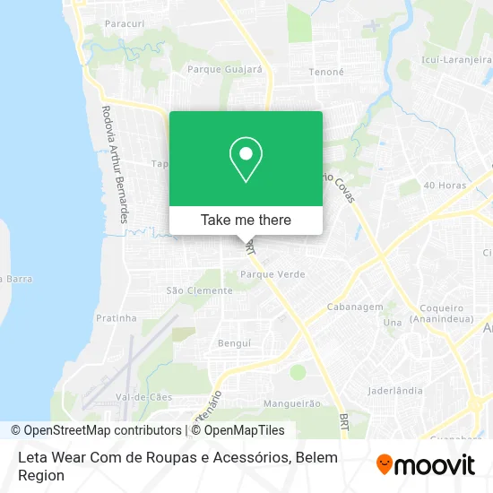 Leta Wear Com de Roupas e Acessórios map