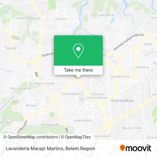 Lavanderia Marajó Martins map