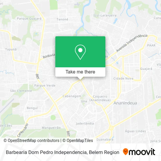 Barbearia Dom Pedro Independencia map
