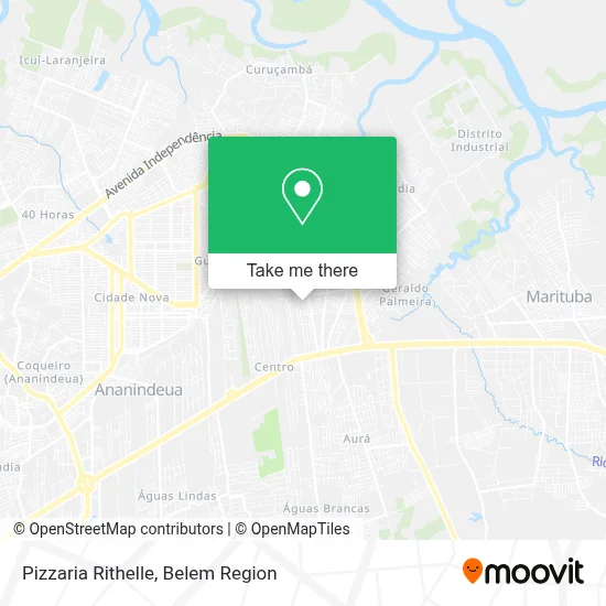 Pizzaria Rithelle map