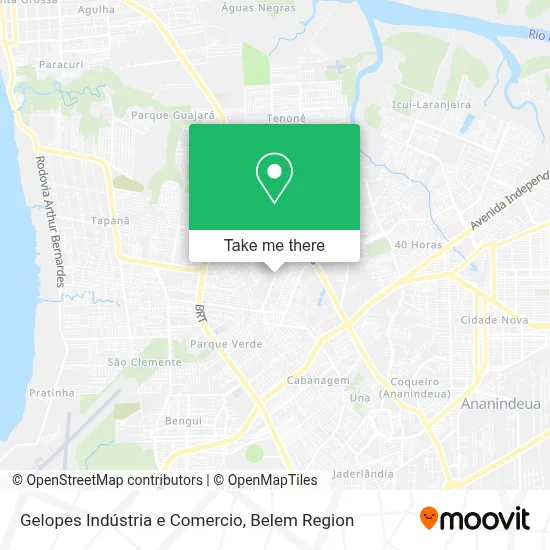 Gelopes Indústria e Comercio map