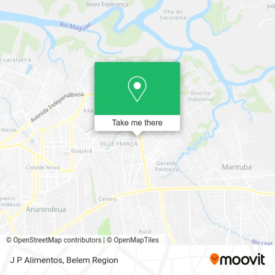J P Alimentos map