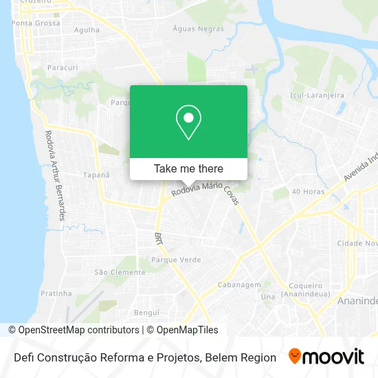 Defi Construção Reforma e Projetos map