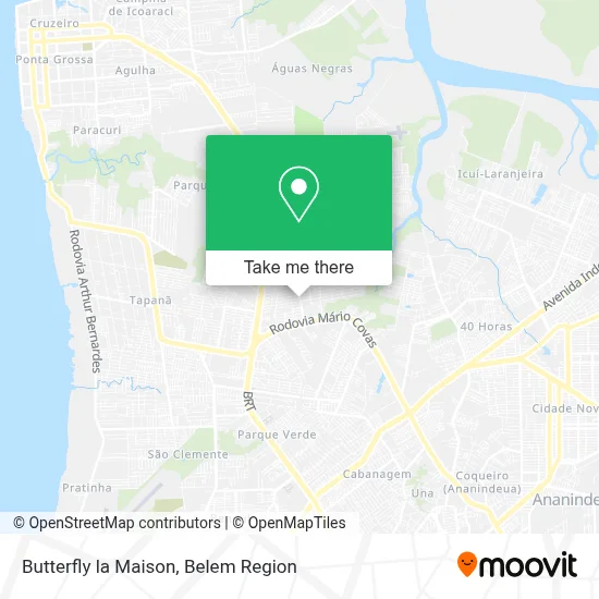 Butterfly la Maison map