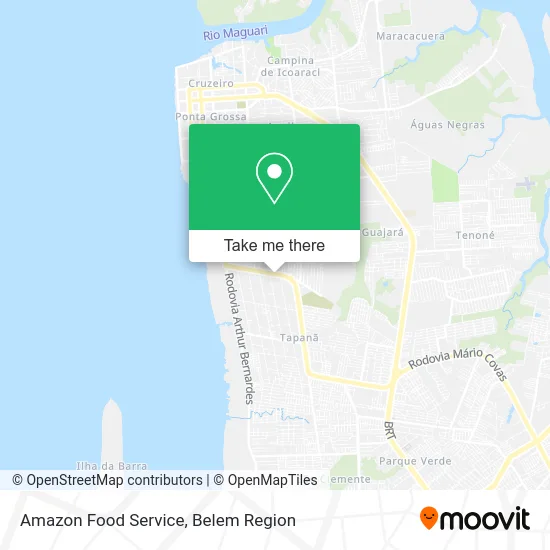 Amazon Food Service map