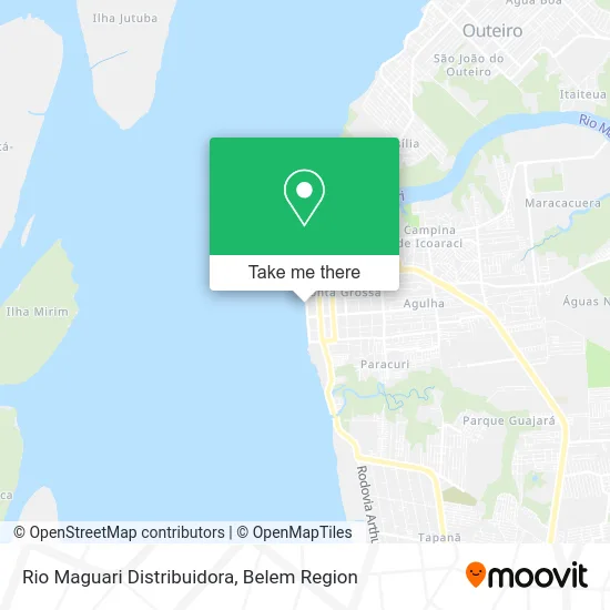 Rio Maguari Distribuidora map