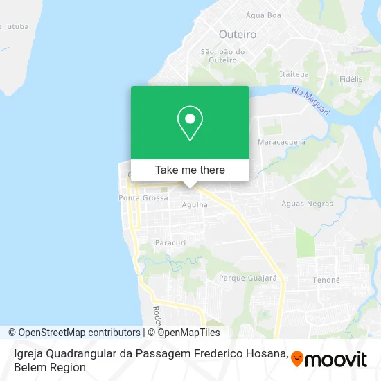 Igreja Quadrangular da Passagem Frederico Hosana map