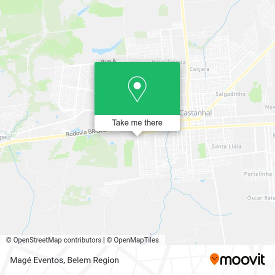 Magé Eventos map