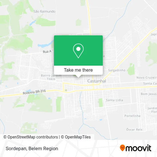 Sordepan map