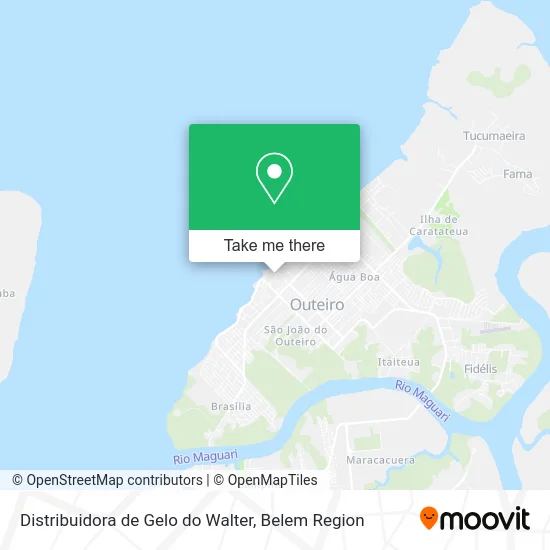 Distribuidora de Gelo do Walter map