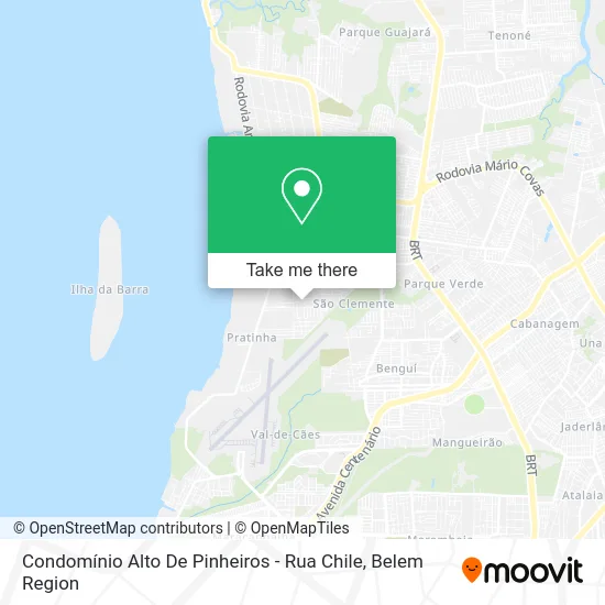 Condomínio Alto De Pinheiros - Rua Chile map