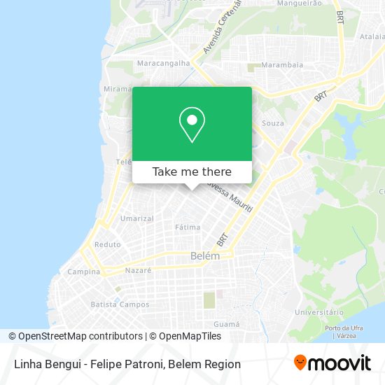 Linha Bengui - Felipe Patroni map