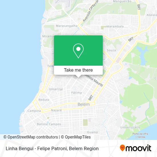 Linha Bengui - Felipe Patroni map