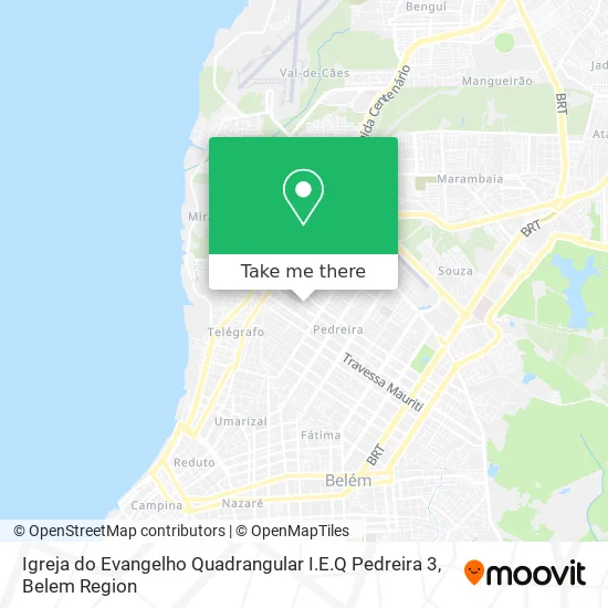 Igreja do Evangelho Quadrangular I.E.Q Pedreira 3 map