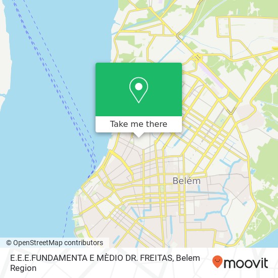 E.E.E.FUNDAMENTA E MÈDIO DR. FREITAS map