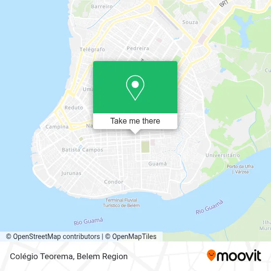Colégio Teorema map