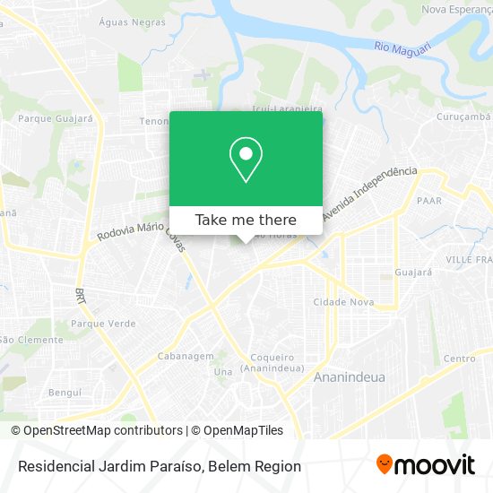 Residencial Jardim Paraíso map