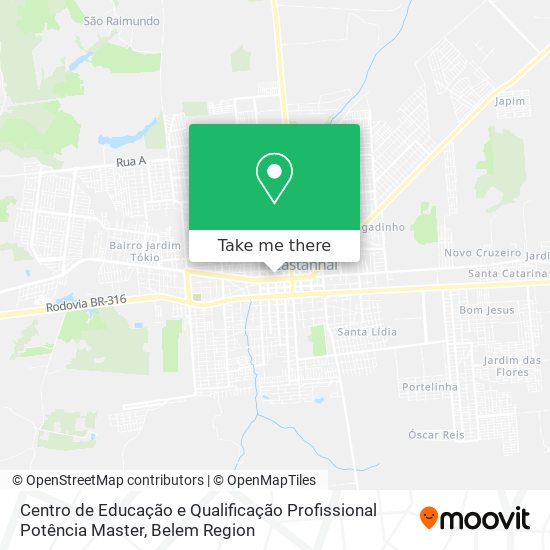 Centro de Educação e Qualificação Profissional Potência Master map