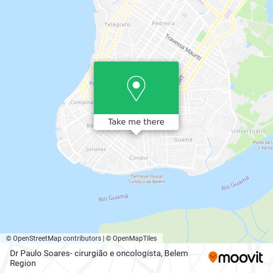 Dr Paulo Soares- cirurgião e oncologísta map
