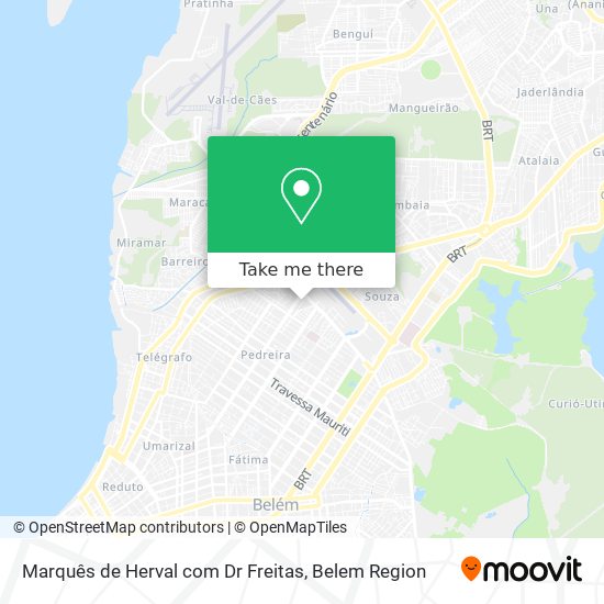 Mapa Marquês de Herval com Dr Freitas
