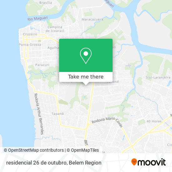 residencial 26 de outubro map