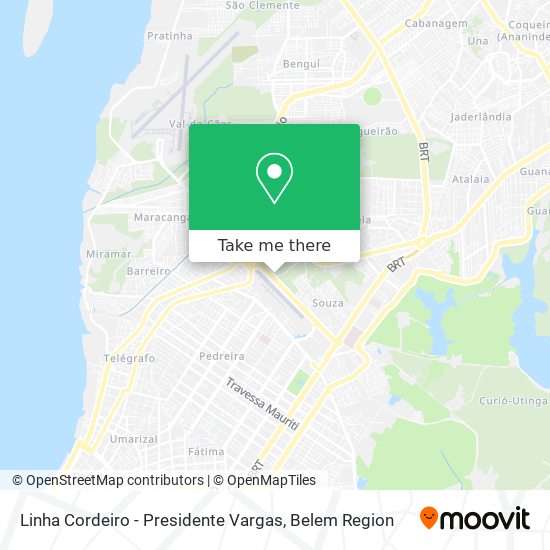 Linha Cordeiro - Presidente Vargas map
