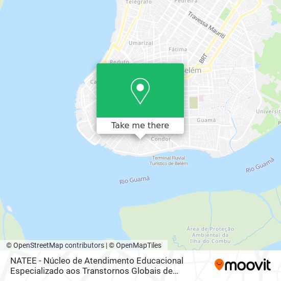 NATEE - Núcleo de Atendimento Educacional Especializado aos Transtornos Globais de Desenvolvimento map