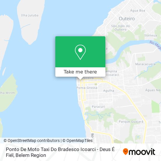 Mapa Ponto De Moto Taxi Do Bradesco Icoarci - Deus É Fiél