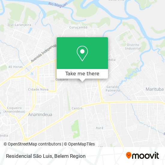 Residencial São Luis map