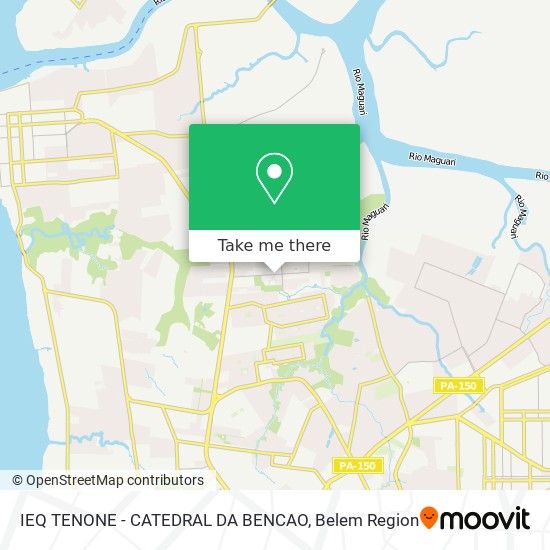 Mapa IEQ TENONE - CATEDRAL DA BENCAO