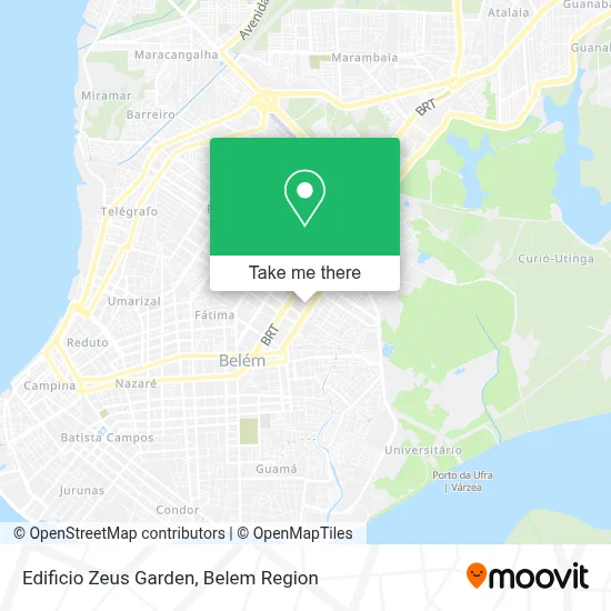 Edificio Zeus Garden map