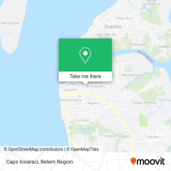 Caps Icoaraci map