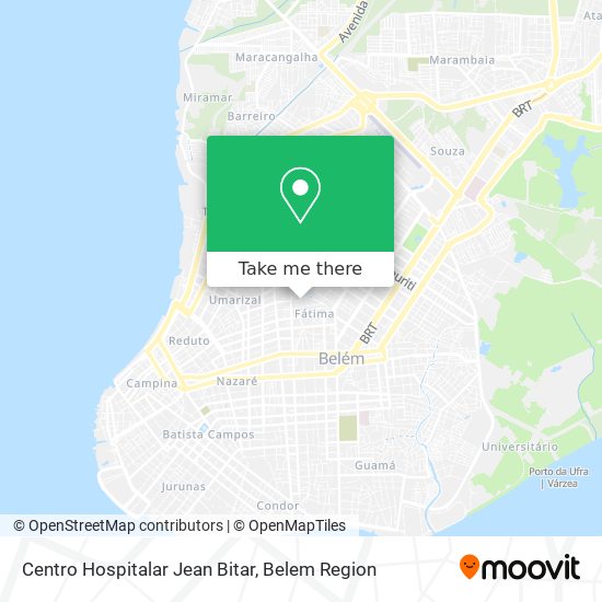 Centro Hospitalar Jean Bitar map