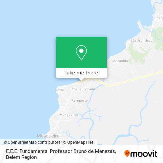 E.E.E. Fundamental Professor Bruno de Menezes map