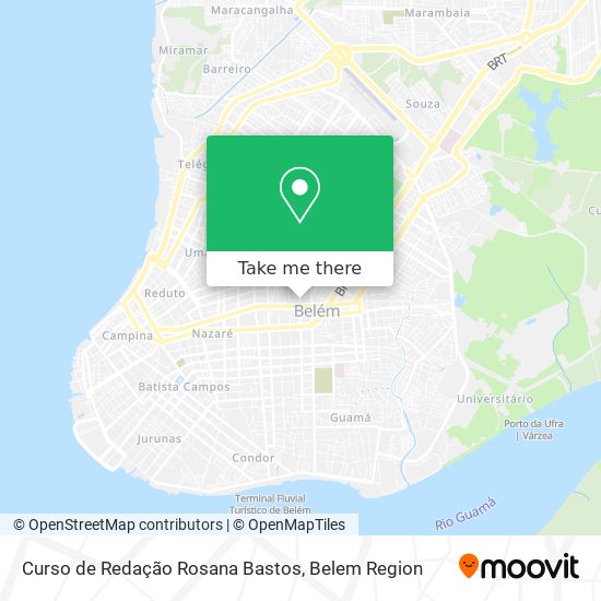 Curso de Redação Rosana Bastos map