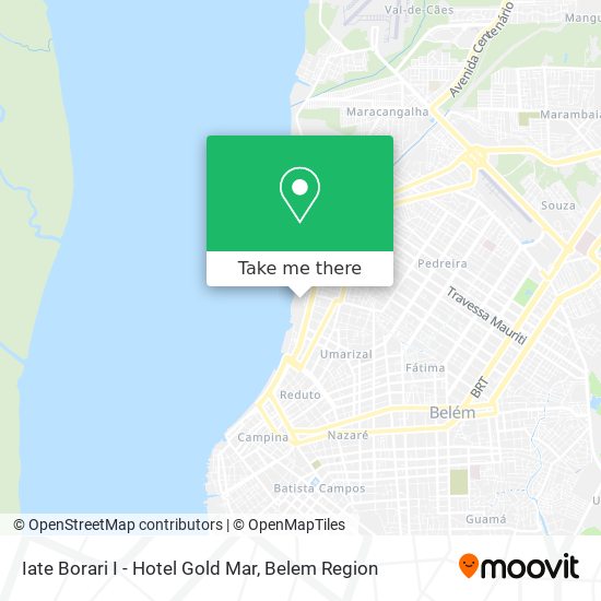 Iate Borari I - Hotel Gold Mar map