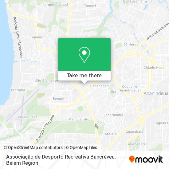 Associação de Desporto Recreativa Bancrévea map
