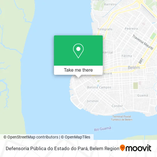 Defensoria Pública do Estado do Pará map