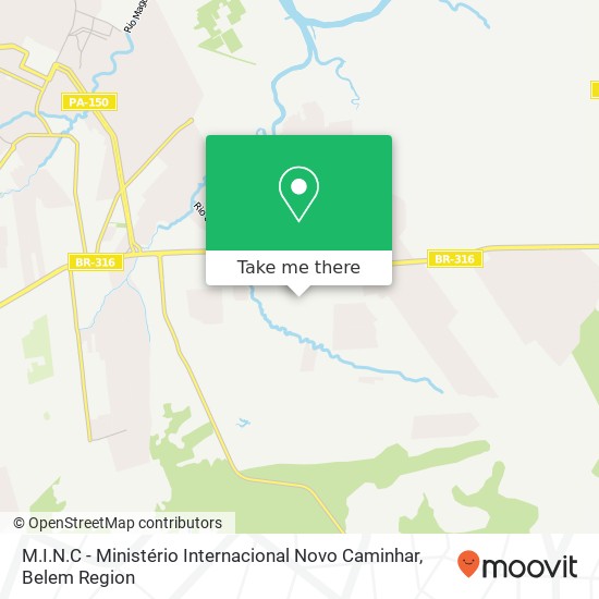 M.I.N.C - Ministério Internacional Novo Caminhar map