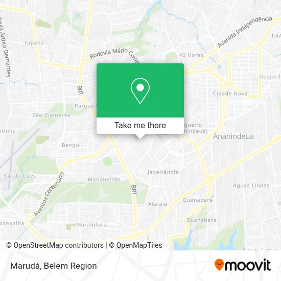 Marudá map