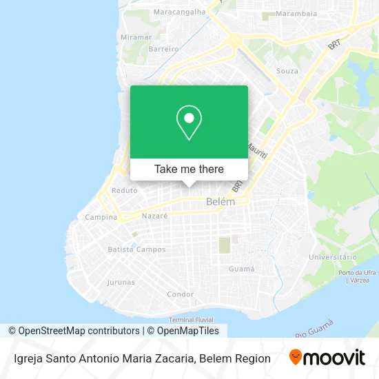 Igreja Santo Antonio Maria Zacaria map