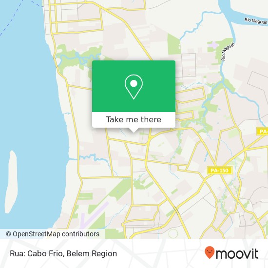 Mapa Rua: Cabo Frio
