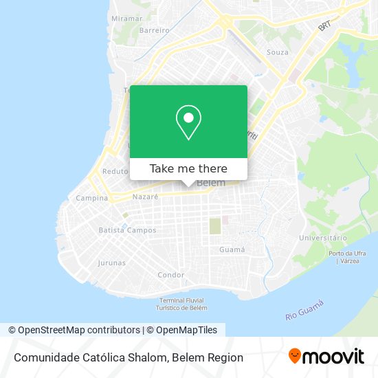 Comunidade Católica Shalom map