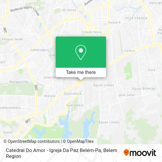 Catedral Do Amor - Igreja Da Paz Belém-Pa map