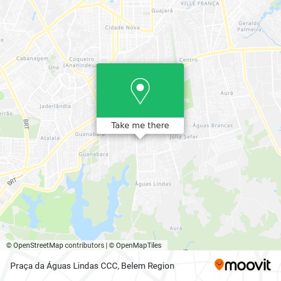 Praça da Águas  Lindas CCC map