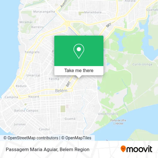 Passagem Maria Aguiar map
